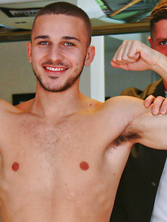 Young Straight & Muscular Stud Logan Wanks his 1st Man & it's Jack's Thick Uncut Cock by English Lads by English Lads image #5