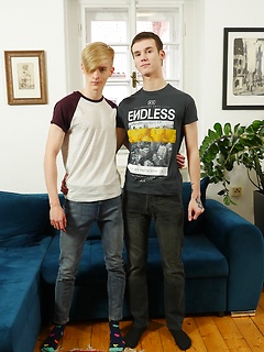 Monster cock boy Kaleb Cross hammers away at new twink Marcel Boyle. by BF Collection by BF Collection image #1