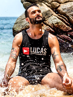 Pietro Siren Bottoms For Paulo Saint On The Beach by Lucas Entetainment by Lucas Entetainment image #12