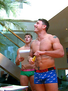 Video of Photo Shoot - Four Straight Mates Life Drawing Class and their Uncut Cocks by English Lads by English Lads image #3