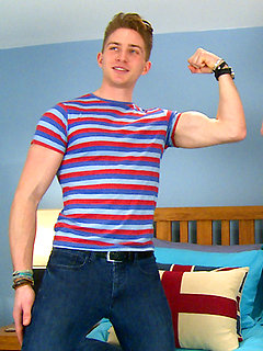 Marc's Photo Shoot - Young Straight Muscular Lad gets his 1st Man Blow Job! by English Lads by English Lads image #4