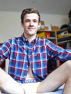 Getting my cute mate Brad Hunter off by Bentley Race by Bentley Race image #1
