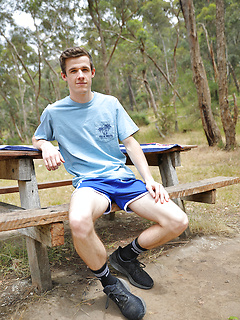 Road trip with hung Aussie boy Brad Hunter by Bentley Race by Bentley Race image #11
