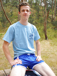 Road trip with hung Aussie boy Brad Hunter by Bentley Race by Bentley Race image #12
