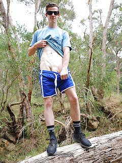 Road trip with hung Aussie boy Brad Hunter by Bentley Race by Bentley Race image #14