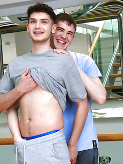 Young Straight Pup Charlie gets his 1st Man Suck & it's Naughty Dominic Sucking his Big Uncut Cock! by English Lads by English Lads image #8