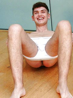 Young Straight Lad Charlie Wanks his Big Uncut Cock & Shoots Jizz Everywhere!