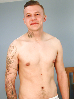 Young Straight MMA Fighter Wanks his Big Uncut Cock & Shoots his Load! by English Lads by English Lads image #5
