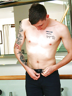 Straight Rugby Player Patrick Wanks his Uncut Cock & Pumps his Ass with a Dildo & Cums Loads! by English Lads by English Lads image #3