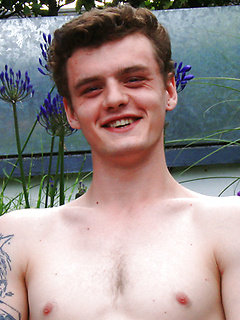 Straight Young Boxer Kieran Wanks his Thick Uncut Cock & Shoots his Load! by English Lads by English Lads image #11