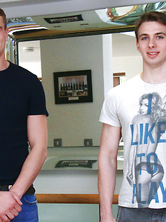 Straight Lads Finn & Charles Wank Each Others Big Uncut Cocks & Both their Cocks Explode! by English Lads by English Lads image #1