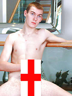 Young Handsome Pup gets Wanked by Another Man & his Uncut Cock is Rock Solid & Squirts Loads!