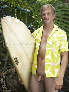 Cute Surfer Aaron is Back! Happy Twink Pees, Naked Yoga, Shows Hairy Hole, Works and Jerk off in Hawaii! by Island Studs by Island Studs image #3