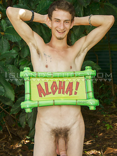 Cute 10" Adam is Back! Celebrate Pride Month with Bisexual College Twink: Opens Hole x2, Pees, Works & Sprays Belly in Hawaii! by Island Studs by Island Studs image #4