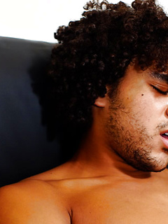 Hot dude with afro plays with his dick by BadPuppy by BadPuppy image #12