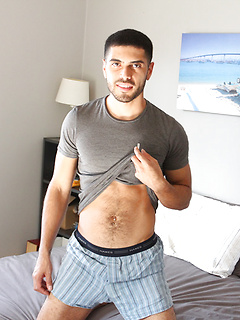 Angel Duran strokes his uncut dick and spreads his sexy hairy ass by BadPuppy by BadPuppy image #2