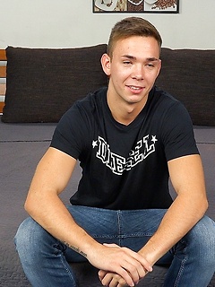 Straight euro boy stroke his uncut cock by BadPuppy by BadPuppy image #1