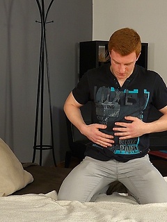 Michael Red gets his uncut cock  stroked by BadPuppy by BadPuppy image #1