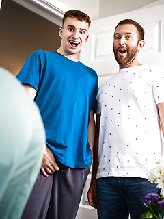 Hung threesome bare fuck by Men by Men image #5