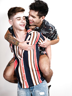 Three hot hung boys fucking by Men by Men image #3