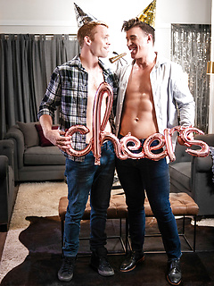 Calhoun Sawyer, JJ Knight bareback fuck by Men by Men image #1