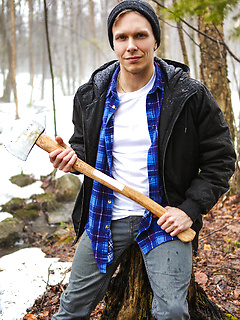 Woodsmen Ryan Bones & Dustin Holloway go gay after a hard day in the woods by Men by Men image #2
