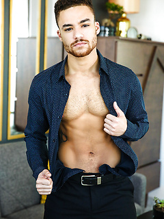 Ex inmates Beaux Banks and Dalton Briggs hookup for bareback sex by Men by Men image #1