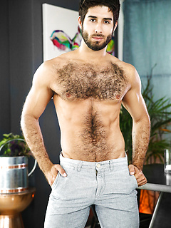 Hairy gay men Tobias, Diego Sans & Blaze Austin have an all guy 3some by Men by Men image #2