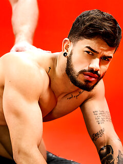 Handsome Latino Pietro Duarte rides his booty on Jonas Jackson's dick by Men by Men image #14