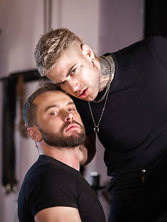 Hot tattooed Mickey Taylor tops Tyler Berg by Men by Men image #6