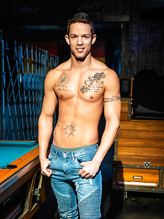 Calhoun Sawyer, Nic Sahara bareback fuck by Men by Men image #2