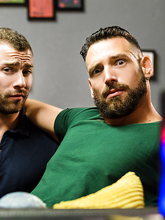 Athletic guys Enzo Rimenez and Louis Ricaute meet and fuck for the first time by Men by Men image #1