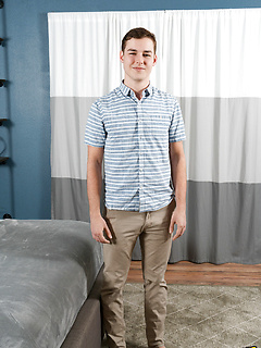 Handsome Freddy strips in his room and showcases his hot body and big cock by SeanCody by SeanCody image #1