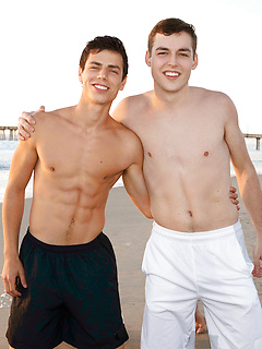 Freddy seduces Kaleb on a beach and takes him inside to fuck his asshole by SeanCody by SeanCody image #1