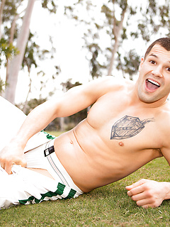 Brysen fucks his cock-hungry friend Landon in the muscled ass and cums in his hole by SeanCody by SeanCody image #4