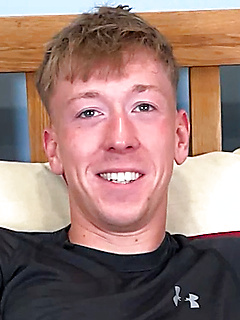 Straight Young Jay Dildos his Hairy Hole & his Big Uncut Cock is Rock Solid & Squirts Loads!