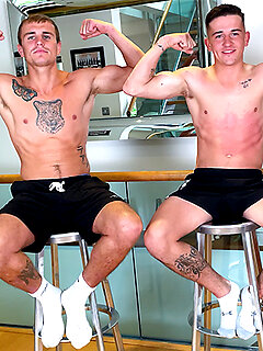 Young Straight Troy gets Wanked by Hunky Charles & his Rock Hard Uncut Cock Cums Twice! by English Lads by English Lads image #3