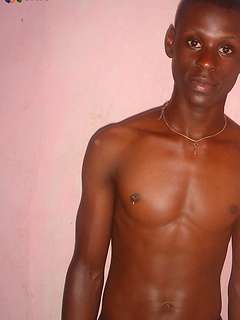 Genuine African lad, with a huge uncut cock, goes solo for our pleasure. by 80gays by 80gays image #6