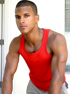 Joel - ebony latino guy jacking off his big dick by Finest Latin Men by Finest Latin Men image #4