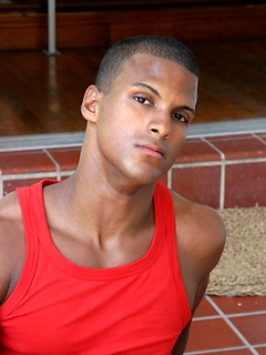 Joel - ebony latino guy jacking off his big dick by Finest Latin Men by Finest Latin Men image #6