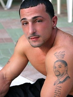 Muscle latin guy Chris Principe jacking off dick by Finest Latin Men by Finest Latin Men image #7