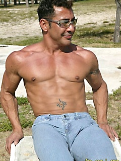Hot muscle man Orlando outdoors by Finest Latin Men by Finest Latin Men image #4