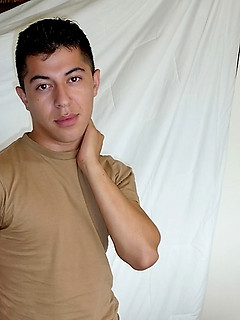 Hot latin boy jacking off his uncut cock by Young Latino Studz by Young Latino Studz image #1