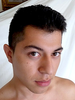 Hot latin boy jacking off his uncut cock by Young Latino Studz by Young Latino Studz image #3