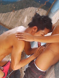Asian twinks in raw bareback action in unusual places. by Asia Boys by Asia Boys image #1