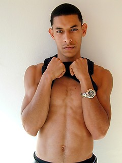 Hot latin twink Beneto shows his uncut cock by Miami Boyz by Miami Boyz image #1