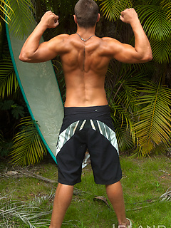 Hot muscle stud Kody  shows his shaved cock by Island Studs by Island Studs image #9