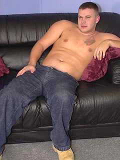Chubby man plays with cock by EU Twinks by EU Twinks image #2
