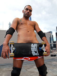 Our newest mate Ali Halibi strips naked on the roof by Bentley Race by Bentley Race image #10