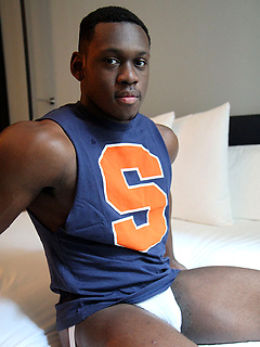 Mister Muscles - 18 year old college football player strips for Ben by Bentley Race by Bentley Race image #1
